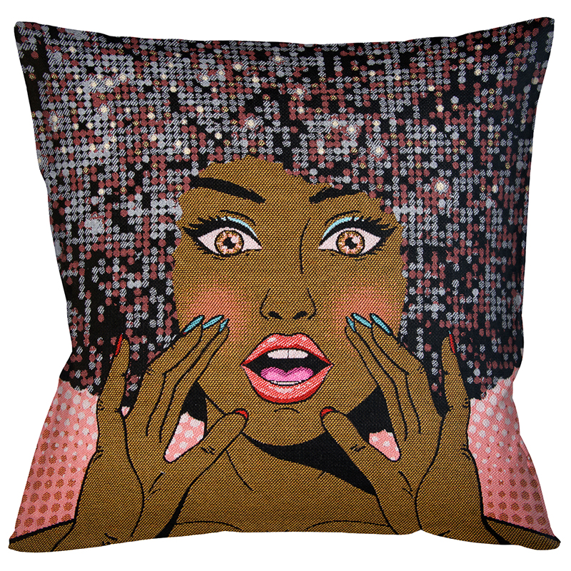 Декоративная подушка Disco Girl Мульти в Брянске | Loft Concept 