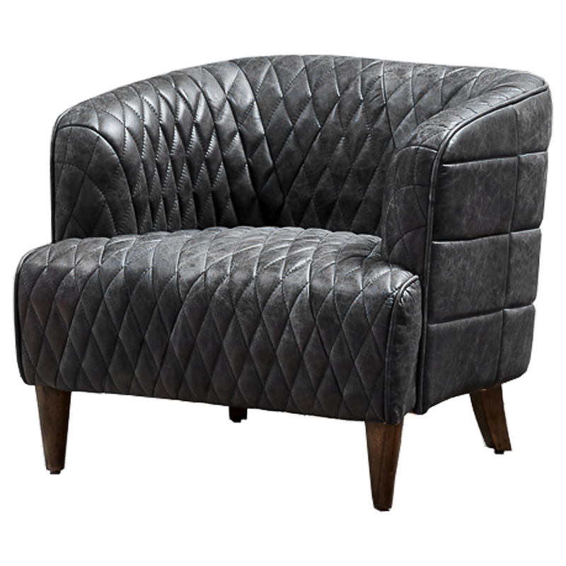 Кресло Philadelphia Armchair Graphite Графит Коричневый Кресло Philadelphia Armchair Graphite Графит Коричневый в Брянске | Loft Concept