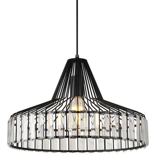 Подвесной светильник Glass Plate Pendant Sertop Черный Подвесной светильник Glass Plate Pendant Sertop Черный в Брянске | Loft Concept