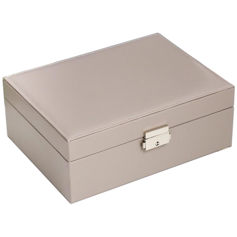 Шкатулка Blanford Jewerly Organizer Box gray beige Бежево-серый Шкатулка Blanford Jewerly Organizer Box gray beige Бежево-серый в Брянске | Loft Concept