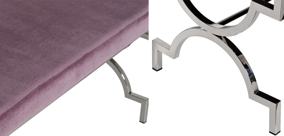 Банкетка Neoclassic Ornament Silver Банкетка Neoclassic Ornament Silver - Loft-Concept в Брянске