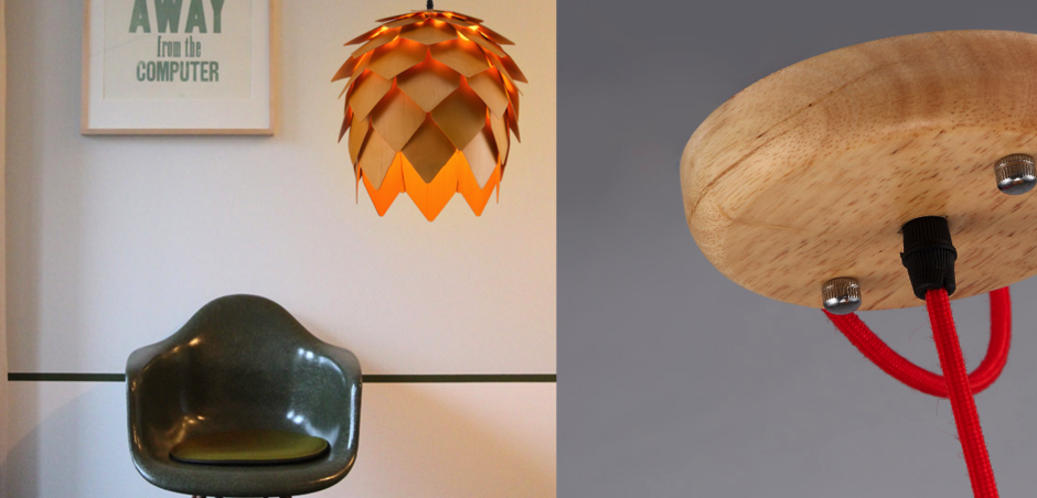 Подвесной светильник Crimea Pine Cone natural wood Подвесной светильник Crimea Pine Cone natural wood - Loft-Concept в Брянске