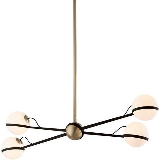 Люстра Troy Lighting Ace Linear Pendant Коричневый Молочный Люстра Troy Lighting Ace Linear Pendant Коричневый Молочный в Брянске | Loft Concept