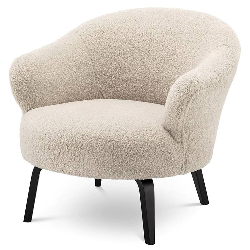 Кресло Eichholtz Chair Moretti Бежевый Черный Бежевый Черный Кресло Eichholtz Chair Moretti Бежевый Черный Бежевый Черный в Брянске | Loft Concept