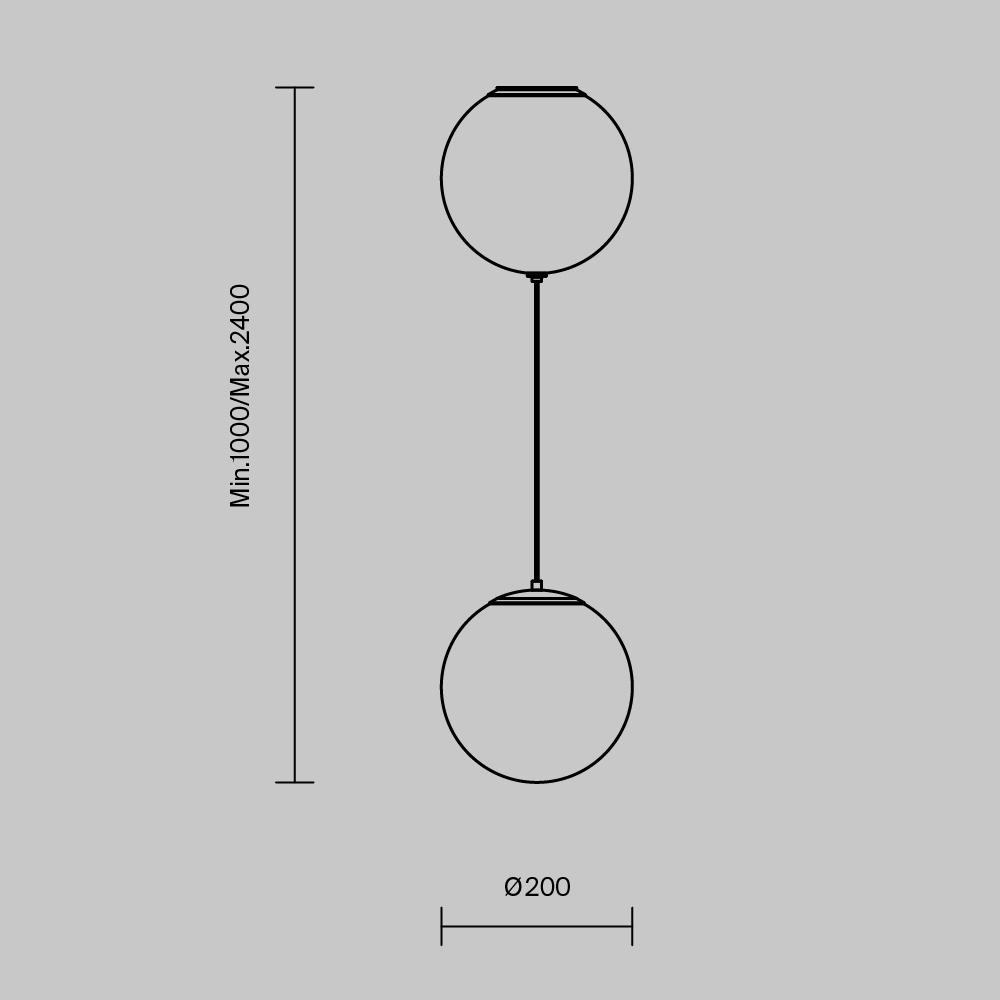 Подвесной светильник Twins 20Вт 3000К в Брянске