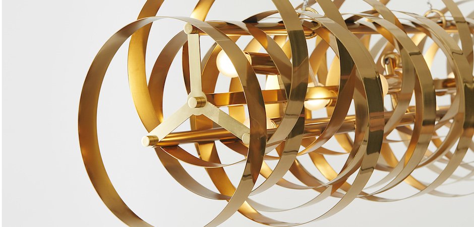 Люстра Brass Belts Chandelier Люстра Brass Belts Chandelier - Loft-Concept в Брянске