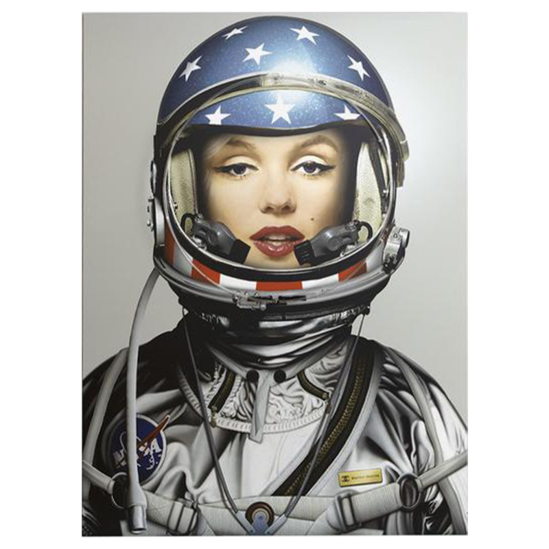 Неоновый постер Мерлин Монро в Скафандре Space Girl Marilyn Мульти Неоновый постер Мерлин Монро в Скафандре Space Girl Marilyn Мульти в Брянске | Loft Concept
