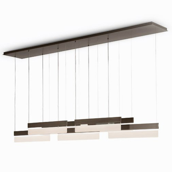 Люстра Holly Hunt EDGE CHANDELIER 7 Коричневый Белый Люстра Holly Hunt EDGE CHANDELIER 7 Коричневый Белый в Брянске | Loft Concept
