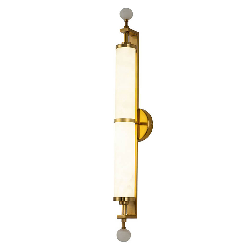 Бра Chantel Marble Wall Lamp M Латунь Белый Бра Chantel Marble Wall Lamp M Латунь Белый в Брянске | Loft Concept