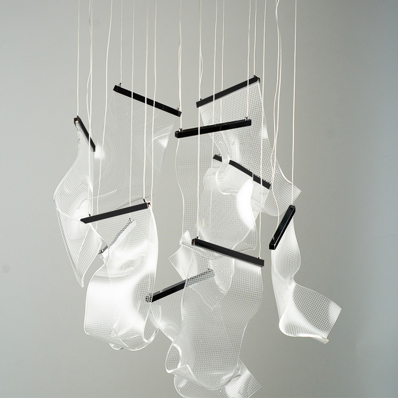 Люстра Gweilo 10 Chandelier Прозрачный Черный Люстра Gweilo 10 Chandelier Прозрачный Черный в Брянске | Loft Concept