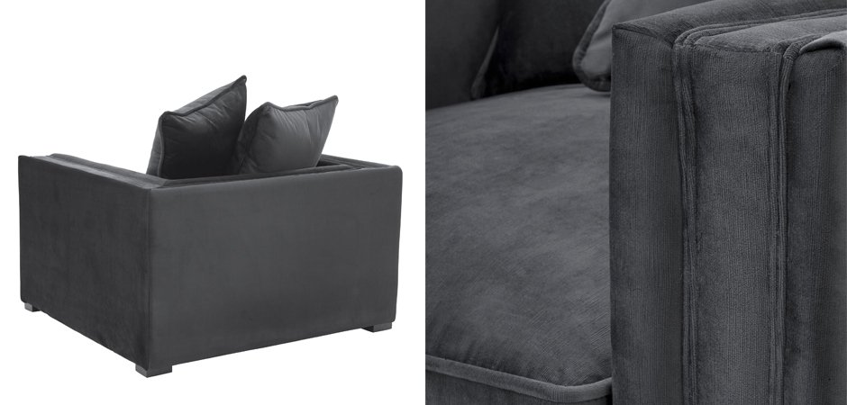 Кресло Eichholtz Chair Menorca Black Кресло Eichholtz Chair Menorca Black - Loft-Concept в Брянске