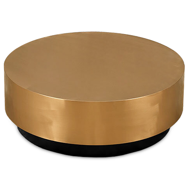 Кофейный столик Gold Washer Coffee Table Золотой Черный Кофейный столик Gold Washer Coffee Table Золотой Черный в Брянске | Loft Concept