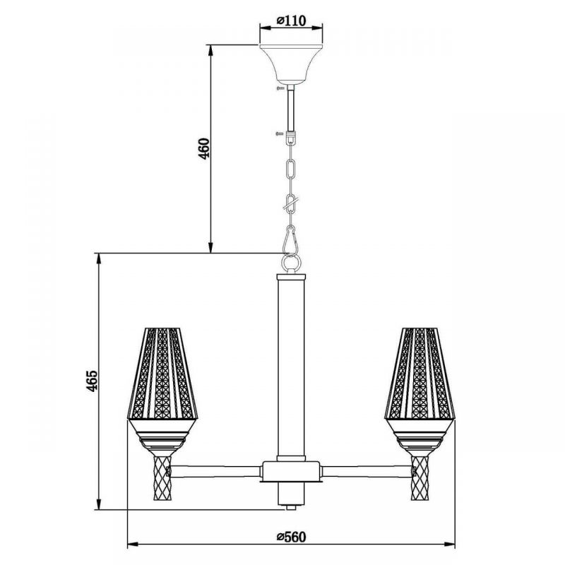 Люстра Ribbed Chandelier Люстра Ribbed Chandelier в Брянске