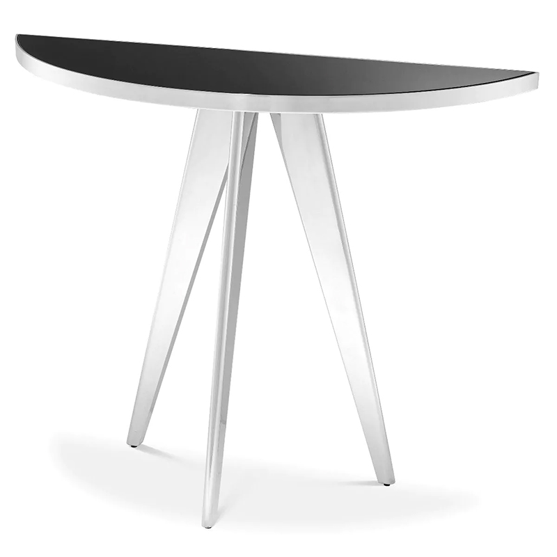 Консоль Eichholtz Console Table Aston Черный Хром Консоль Eichholtz Console Table Aston Черный Хром в Брянске | Loft Concept