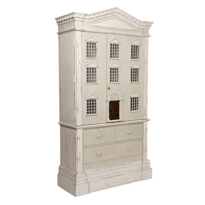 Шкаф "кукольный домик" Dolls House Cabinet ivory ( слоновая кость ) в Брянске | Loft Concept 