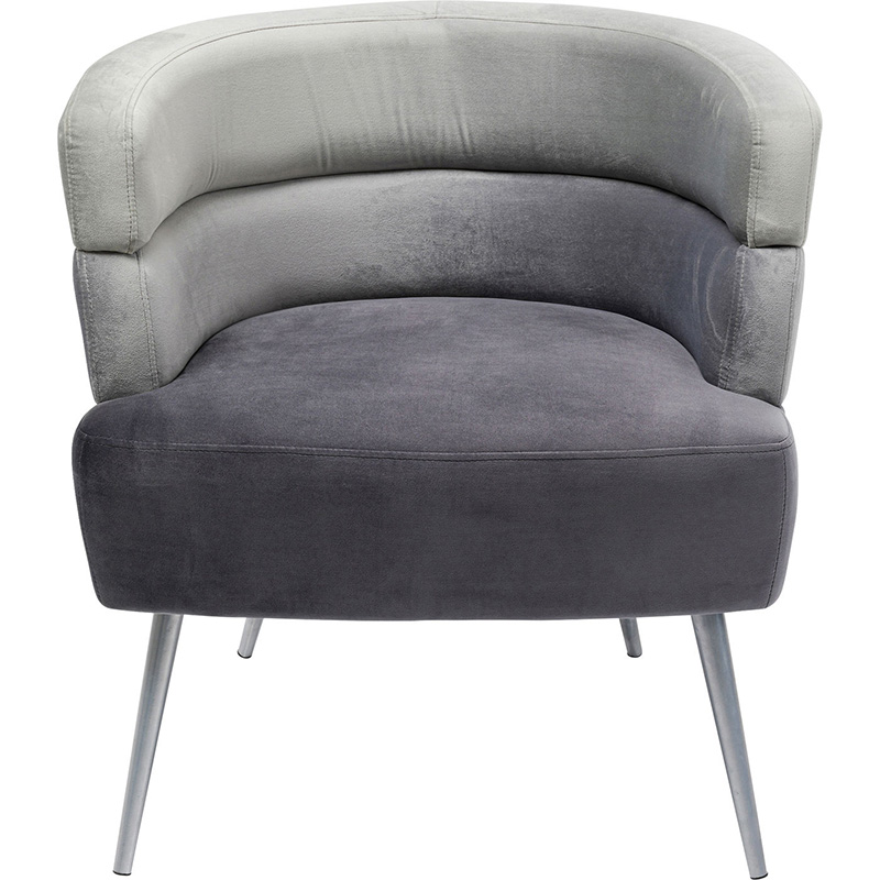 Кресло Gray Velvet Superposition Серый Кресло Gray Velvet Superposition Серый в Брянске | Loft Concept