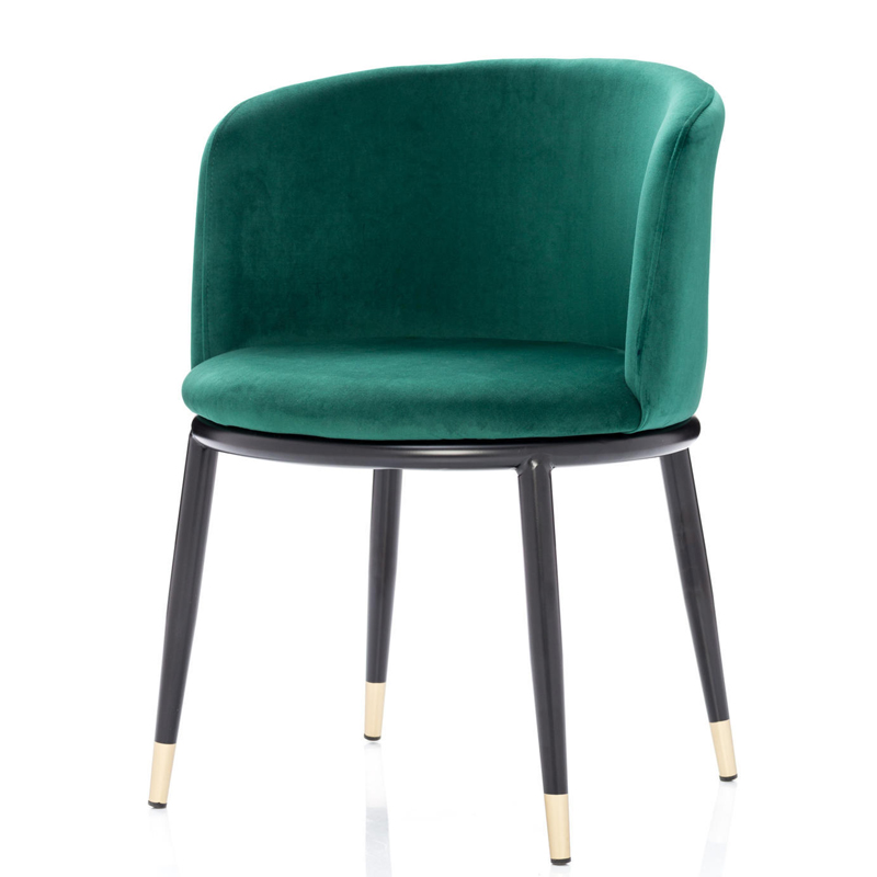 Стул Dining Chair Foucault Green Зеленый Черный Золотой Стул Dining Chair Foucault Green Зеленый Черный Золотой в Брянске | Loft Concept