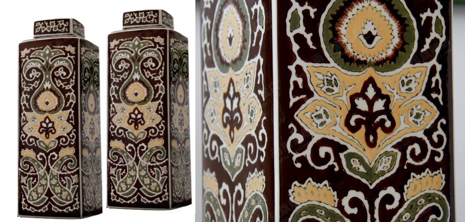 Ваза Brown ornament Ваза Brown ornament - Loft-Concept в Брянске