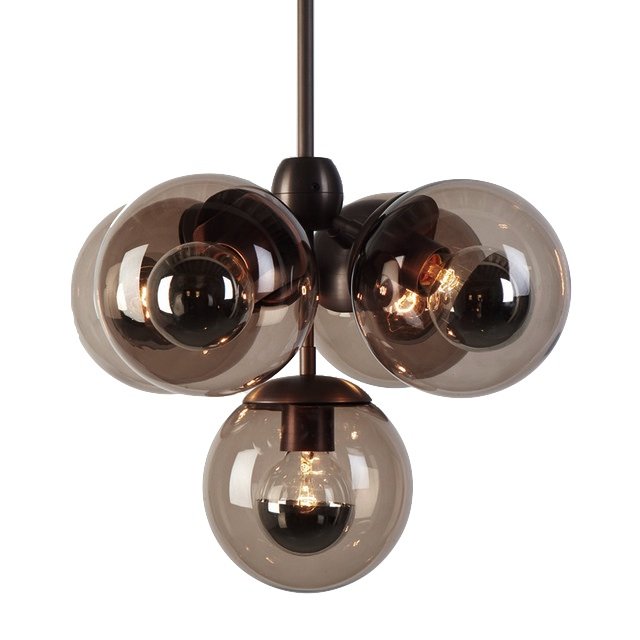 Люстра Modo Chandelier 5 Globes Черный в Брянске | Loft Concept 