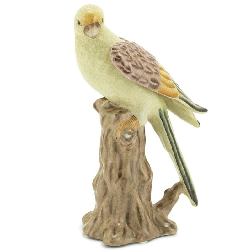 Статуэтка Parrot With Trunk Right Мульти Желтый Коричневый Статуэтка Parrot With Trunk Right Мульти Желтый Коричневый в Брянске | Loft Concept