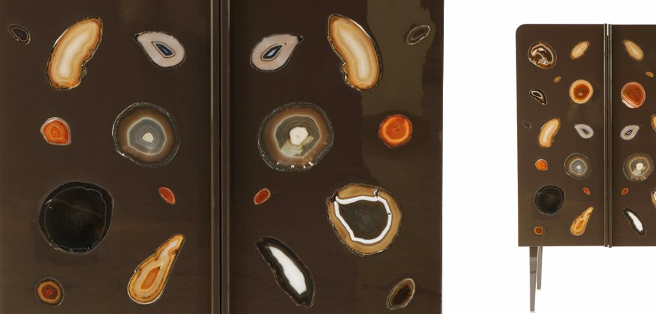 Patrick Naggar Gem Cabinet шкаф украшенный агатами Patrick Naggar Gem Cabinet шкаф украшенный агатами - Loft-Concept в Брянске