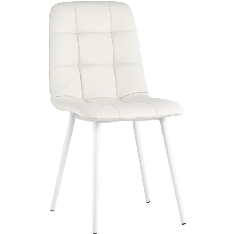 Стул NANCY S Chair Белая Экокожа Белый Стул NANCY S Chair Белая Экокожа Белый в Брянске | Loft Concept