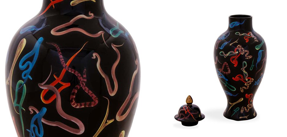 Ваза Seletti Vase Snakes Toiletpaper Ваза Seletti Vase Snakes Toiletpaper - Loft-Concept в Брянске