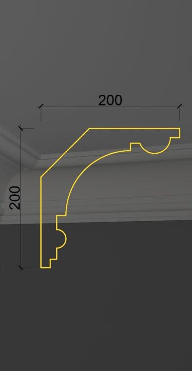 Гладкий карниз KT-26 Гладкий карниз KT-26 в Брянске