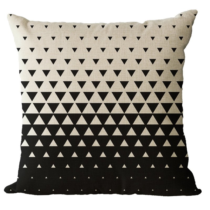 Декоративная подушка Black and White Pattern #7 Декоративная подушка Black and White Pattern #7 в Брянске | Loft Concept