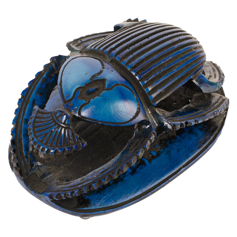 Статуэтка Скарабей Scarab Beetle dark blue Темно-синий Синий Статуэтка Скарабей Scarab Beetle dark blue Темно-синий Синий в Брянске | Loft Concept