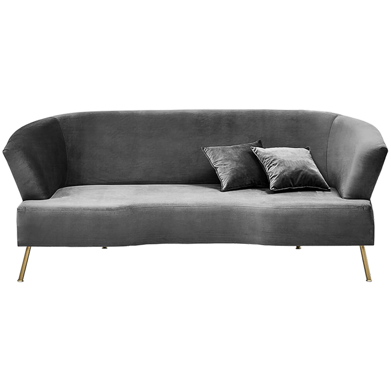 Диван Isis Sofa Gray Серый Золотой Диван Isis Sofa Gray Серый Золотой в Брянске | Loft Concept