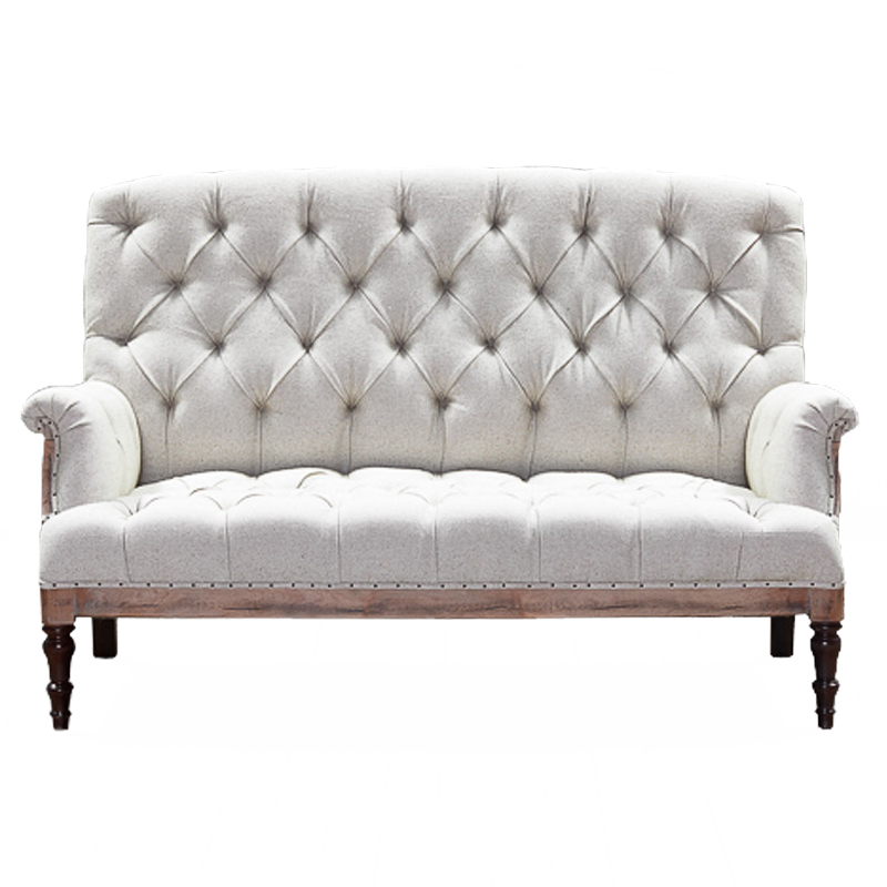 Диван Grace Sofa White Белый Коричневый в Брянске | Loft Concept 