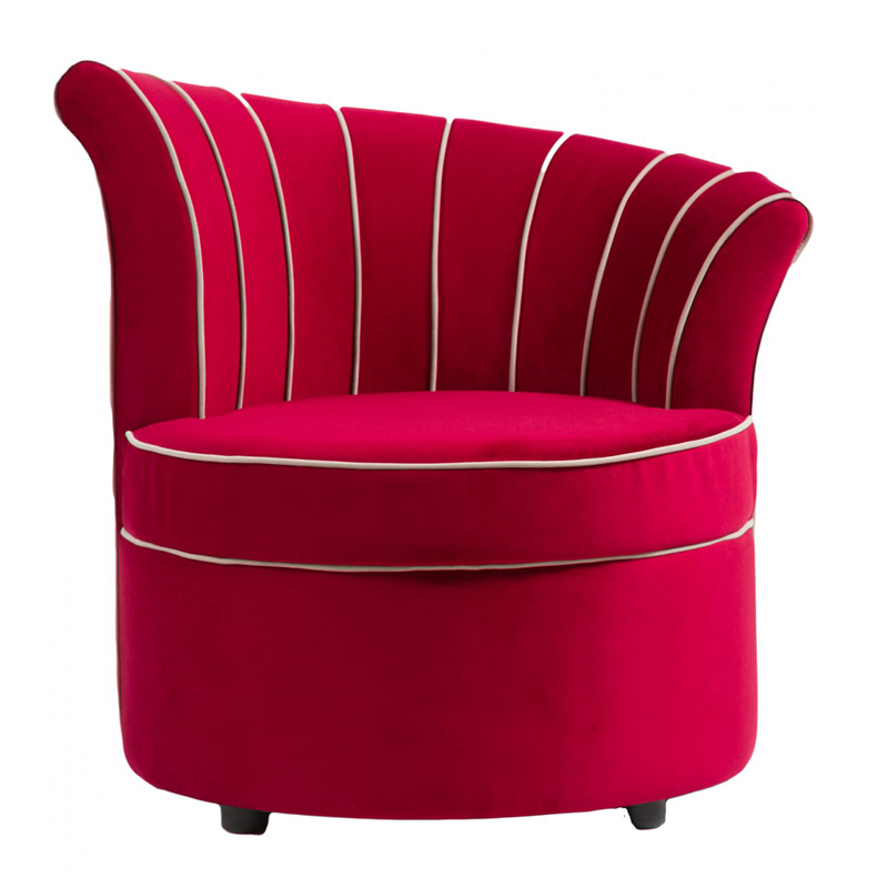 Кресло Curly Backrest Red Красный Кресло Curly Backrest Red Красный в Брянске | Loft Concept