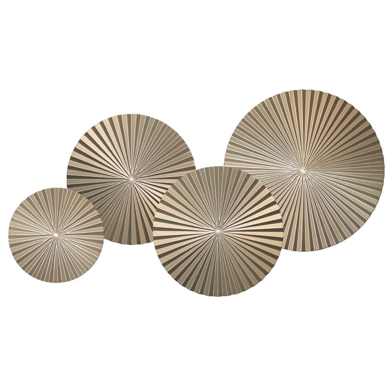 Арт-объект Apollo Champagne Wall Plaque Disc 4 Золотой Шампань в Брянске | Loft Concept 