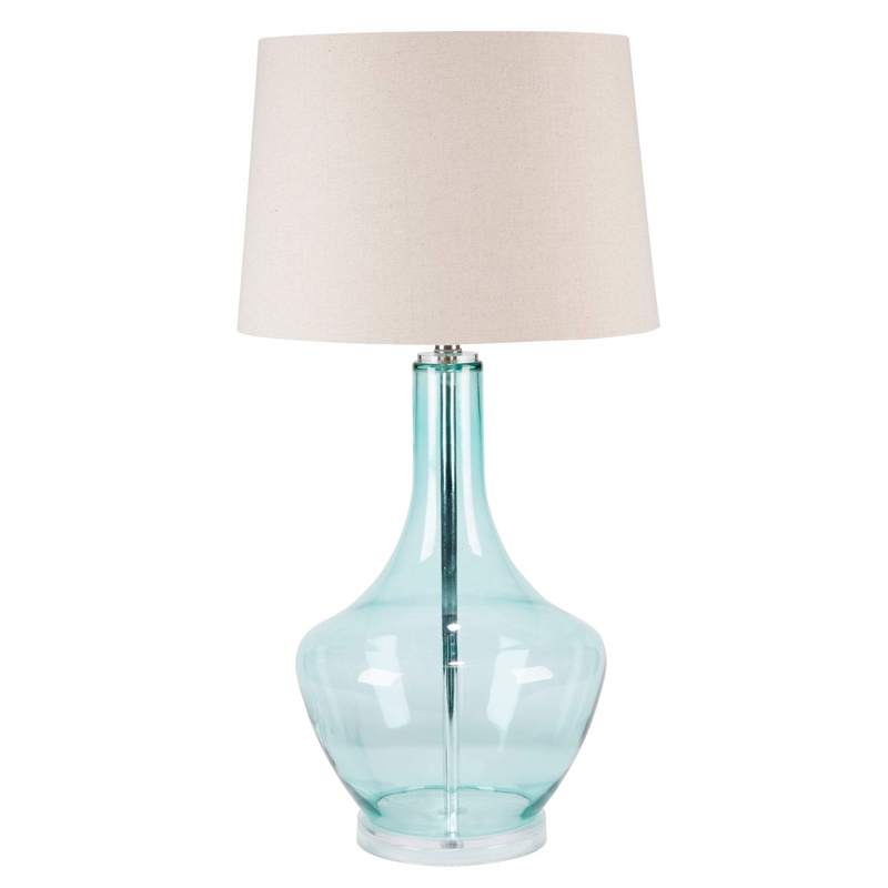 Настольная лампа Fantina Table lamp blue Белый Светло-голубой Настольная лампа Fantina Table lamp blue Белый Светло-голубой в Брянске | Loft Concept
