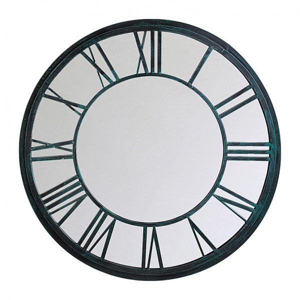 Зеркало настенное Clock Black Antick Черный Зеркало настенное Clock Black Antick Черный в Брянске | Loft Concept