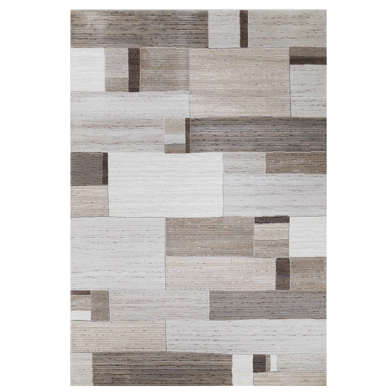 Ковёр синтетический Geometry Tile Бежево-серый Коричневый Ковёр синтетический Geometry Tile Бежево-серый Коричневый в Брянске | Loft Concept