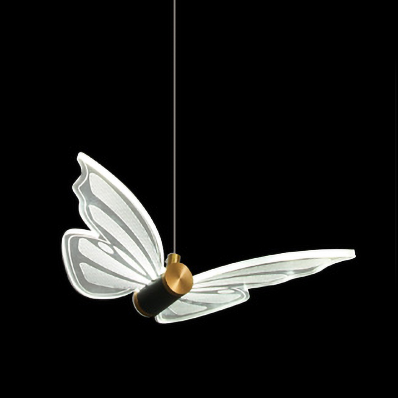 Люстра Glass butterfly chandelier B Глянцевое золото Прозрачный Черный Люстра Glass butterfly chandelier B Глянцевое золото Прозрачный Черный в Брянске | Loft Concept