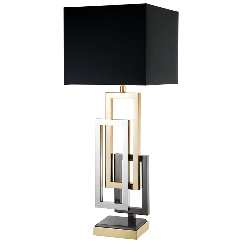 Настольная лампа Eichholtz Table Lamp Regine Черный Никель Темный никель Золотой Настольная лампа Eichholtz Table Lamp Regine Черный Никель Темный никель Золотой в Брянске | Loft Concept