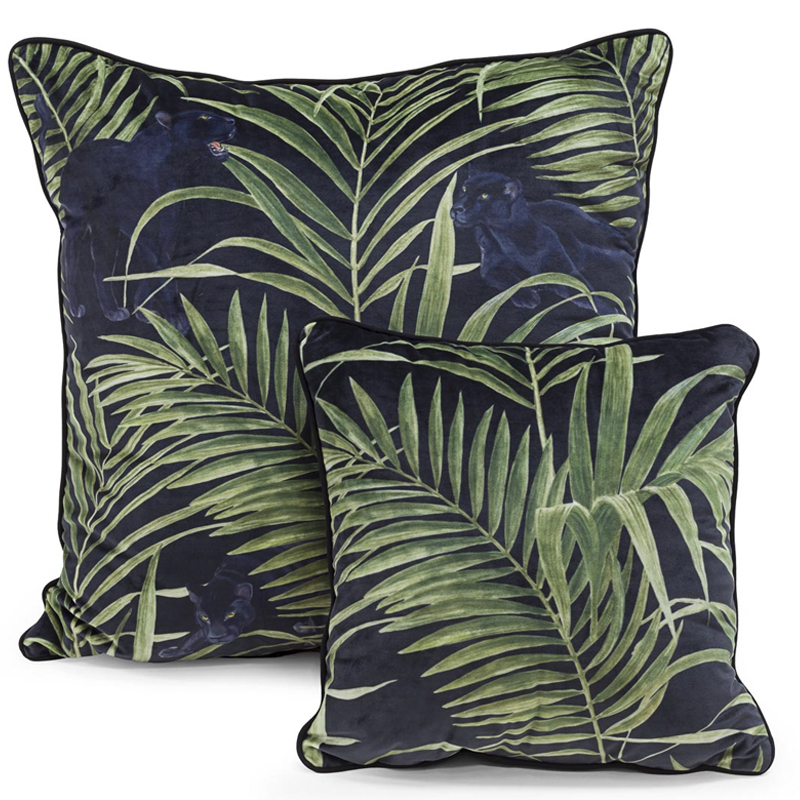 Комплект подушек SET PILLOW ABHIKA black-green Зеленый Черный Комплект подушек SET PILLOW ABHIKA black-green Зеленый Черный в Брянске | Loft Concept