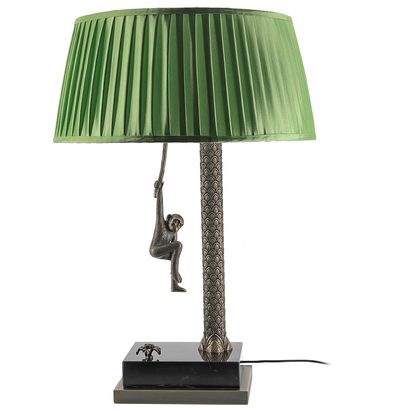 Настольная лампа Джунгли Table Lamp Jungle Green Латунь Античная полированная Черный Мрамор Nero Зеленый Настольная лампа Джунгли Table Lamp Jungle Green Латунь Античная полированная Черный Мрамор Nero Зеленый в Брянске | Loft Concept