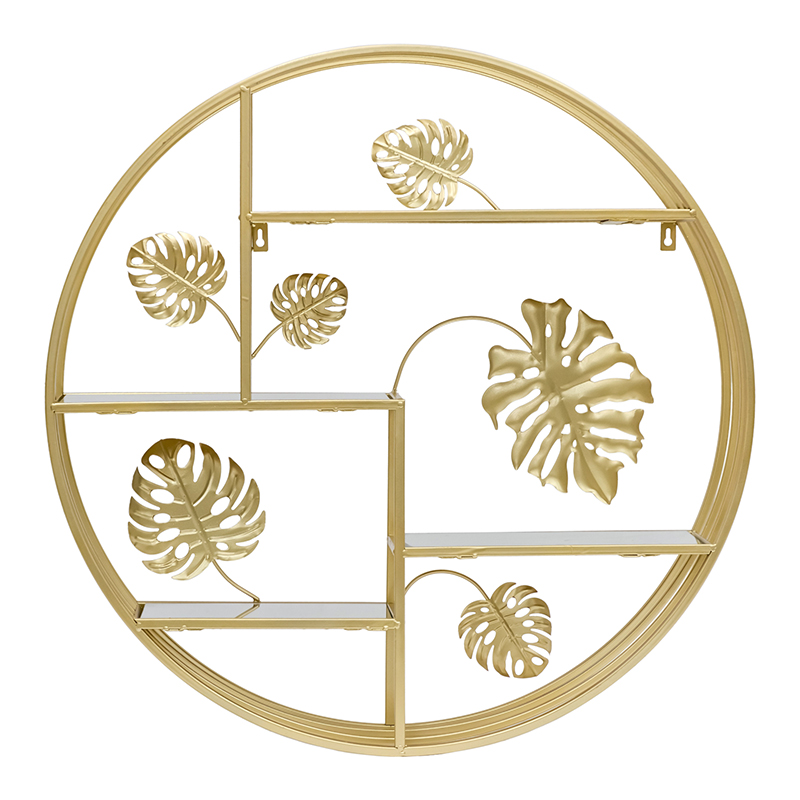 Полка Gold Tropical Shelf Золотой Полка Gold Tropical Shelf Золотой в Брянске | Loft Concept