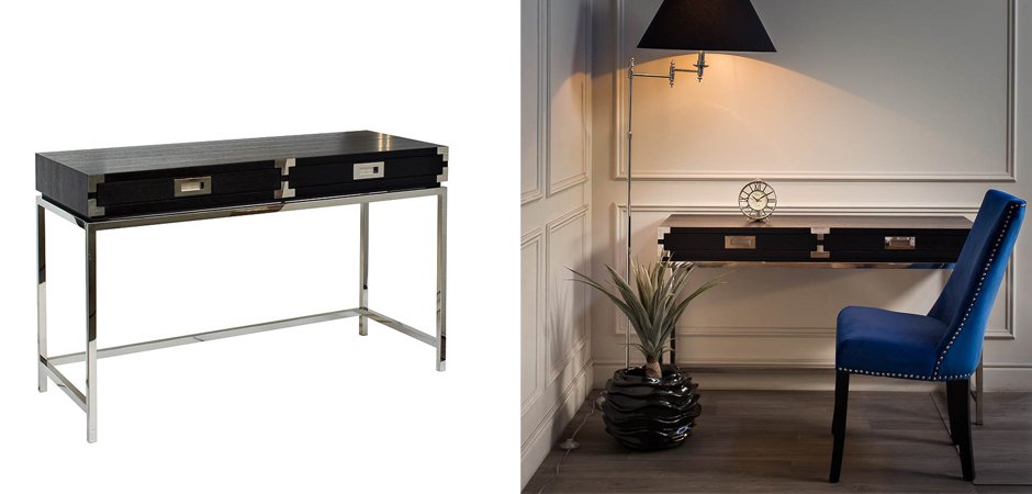Рабочий стол Black Grace Desk Рабочий стол Black Grace Desk - Loft-Concept в Брянске