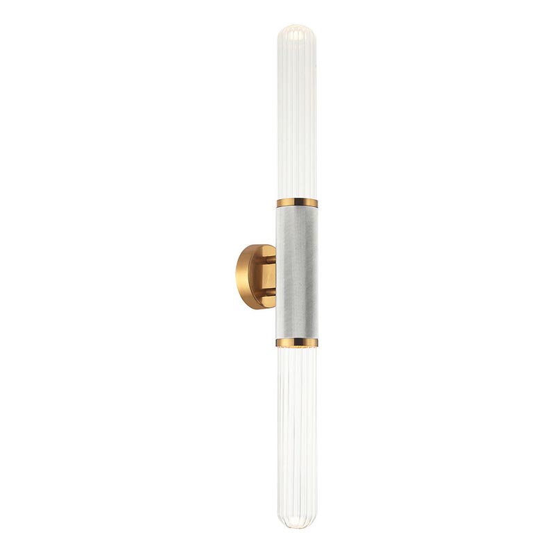 Бра Grover Chrome Transparent Wall Lamp Прозрачное Стекло Хром Глянцевое золото Бра Grover Chrome Transparent Wall Lamp Прозрачное Стекло Хром Глянцевое золото в Брянске | Loft Concept