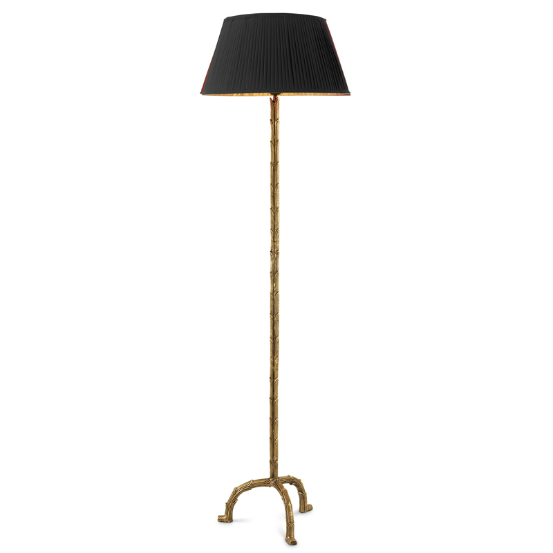 Торшер Eichholtz Floor Lamp Le Coultre Винтажная латунь Черный Торшер Eichholtz Floor Lamp Le Coultre Винтажная латунь Черный в Брянске | Loft Concept