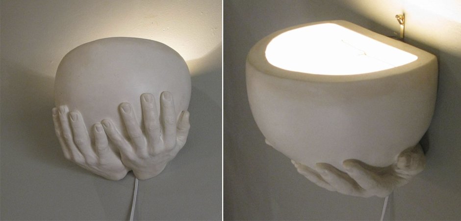 Бра Hands Lighted Wall Sconce by Richard Etts Бра Hands Lighted Wall Sconce by Richard Etts - Loft-Concept в Брянске