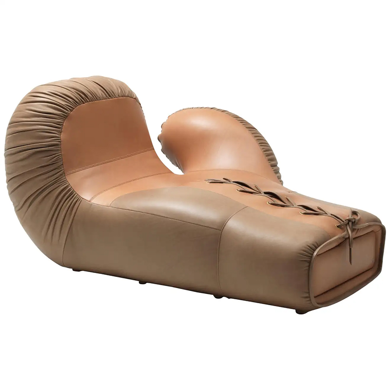 Кушетка Дизайнерская в форме Боксерской Перчатки Vintage De Sede boxing glove sectional sofa I Коричневый Бежевый Кушетка Дизайнерская в форме Боксерской Перчатки Vintage De Sede boxing glove sectional sofa I Коричневый Бежевый в Брянске | Loft Concept