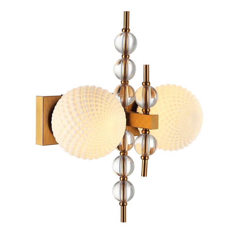 Бра Addelyn Sconce Белый Латунь Бра Addelyn Sconce Белый Латунь в Брянске | Loft Concept