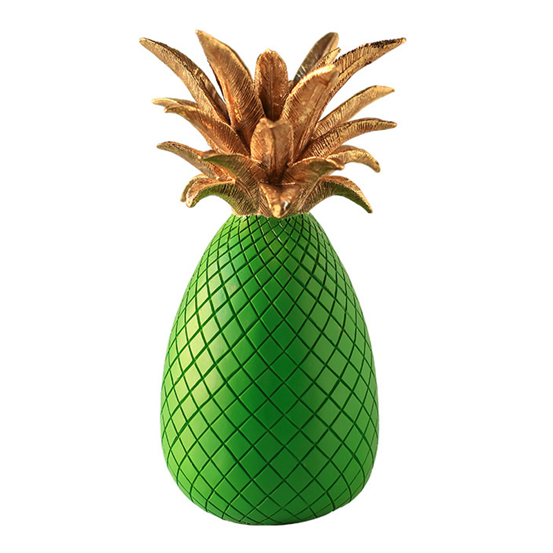 Статуэтка Gold and Green Pineapple Зеленый Золотой в Брянске | Loft Concept 