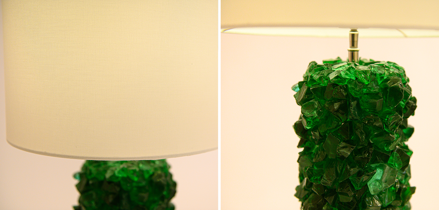 Настольная лампа Enide Green Table Lamp с абажуром - фото №1
